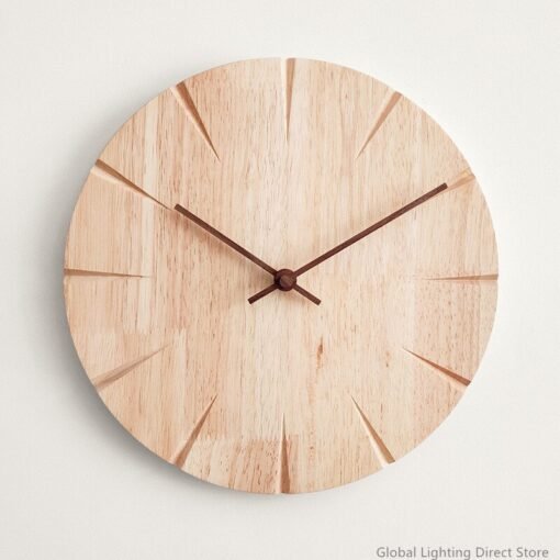 Simple Elegance Wooden Wall Clock - Image 7