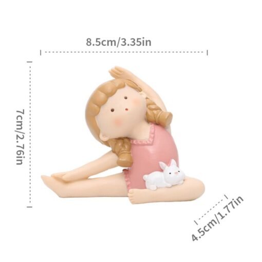 Yoga Figurines Gymnastics Bunny Girl - Image 4