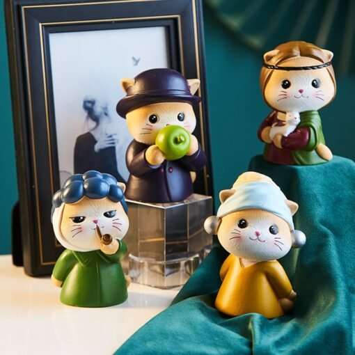 Creative Cat Figurines Collectibles